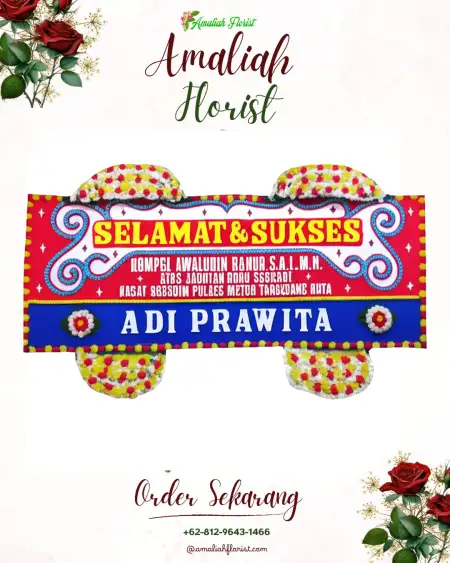 Papan Bunga Ucapan Selamat Jemundo